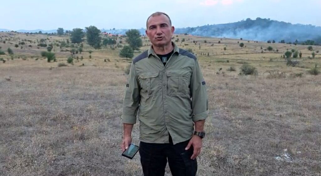 Пожарот во Мариово повторно се активира, огнената линија долга 20 километри