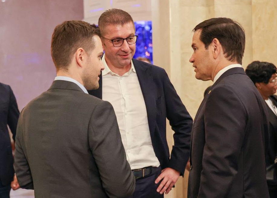 Мицкоски во разговор со Рубио во Њујорк: Потврдена важноста на стратешкото партнерство и континуираниот политички дијалог со САД