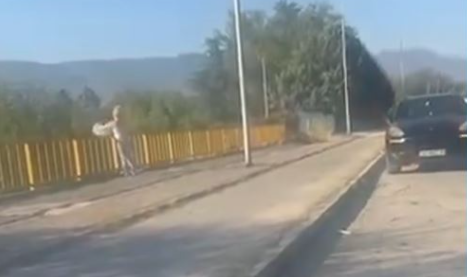 Излезе од „Порше“ и фрли отпад во Лепенец – полицијата ја пронајде и казни 38-годишната жена