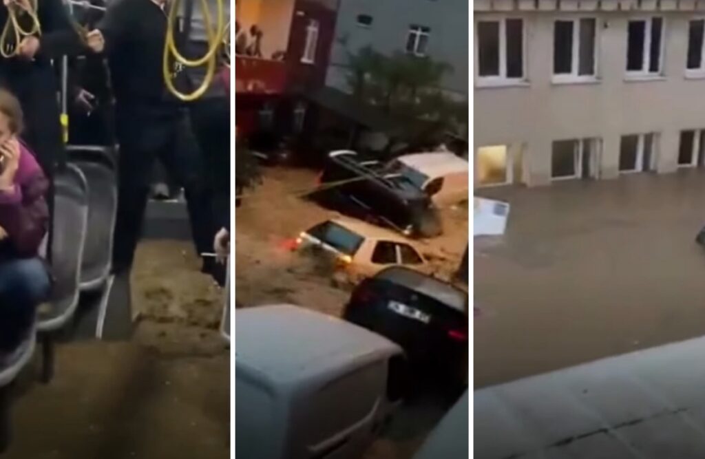 ВИДЕО: Поплави во Истанбул, се очекуваат нови врнежи